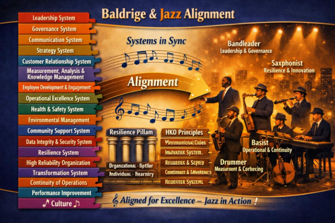Baldrige & Jazz Alignment – Systems in Sync - Resilience & Reliability