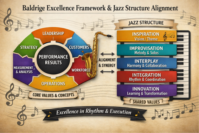 Jazz structure alignment graphic